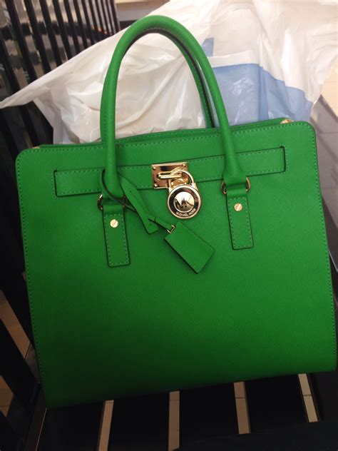 emerald green michael kors bag|michael kors green tote bags.